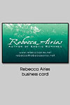 Rebecca Airies business card