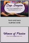 Sage Grayson business cards