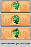 Loose Id gift certificates