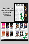 Loose Id's 3-page ad for Romantic Times BOOKclub magazine